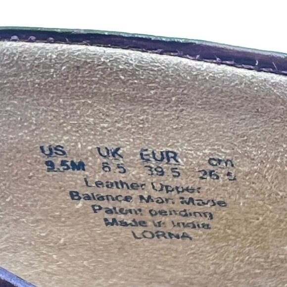 Naturalizer Womens Size 9.5 9.5M Lorna Red Croc Leather Flats Loafers Shoes - Picture 13 of 14